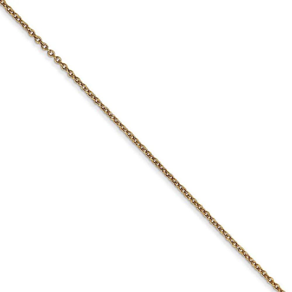 14k Yellow Gold Baseball Glove and Ball Necklace