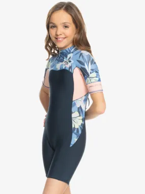 2mm Swell Series - Short Sleeve Back Zip Springsuit for Girls 8-16