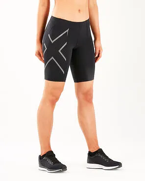 2XU Women's Compression Short- WA1932B (BLK/BLK)