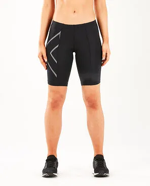 2XU Women's Compression Short- WA1932B (BLK/BLK)