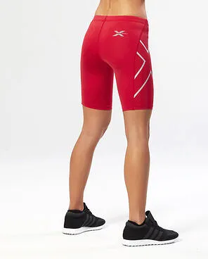 2XU Women's Compression Short- WA1932B (RED/RED)