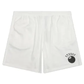 8-Ball Mesh Short - White