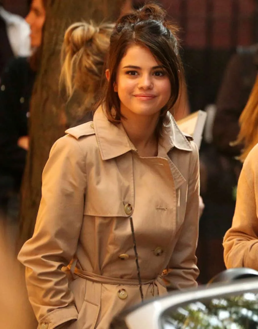 A Rainy Day In New York Selena Gomez Coat | Ujackets.com