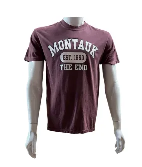 Adult Montauk The End Est. 1660 Short Sleeve Tee