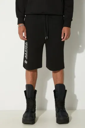 Alpha Industries shorts Basic men's black color