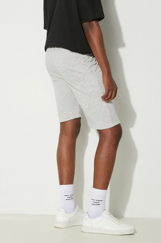 Alpha Industries shorts Basic men's gray color