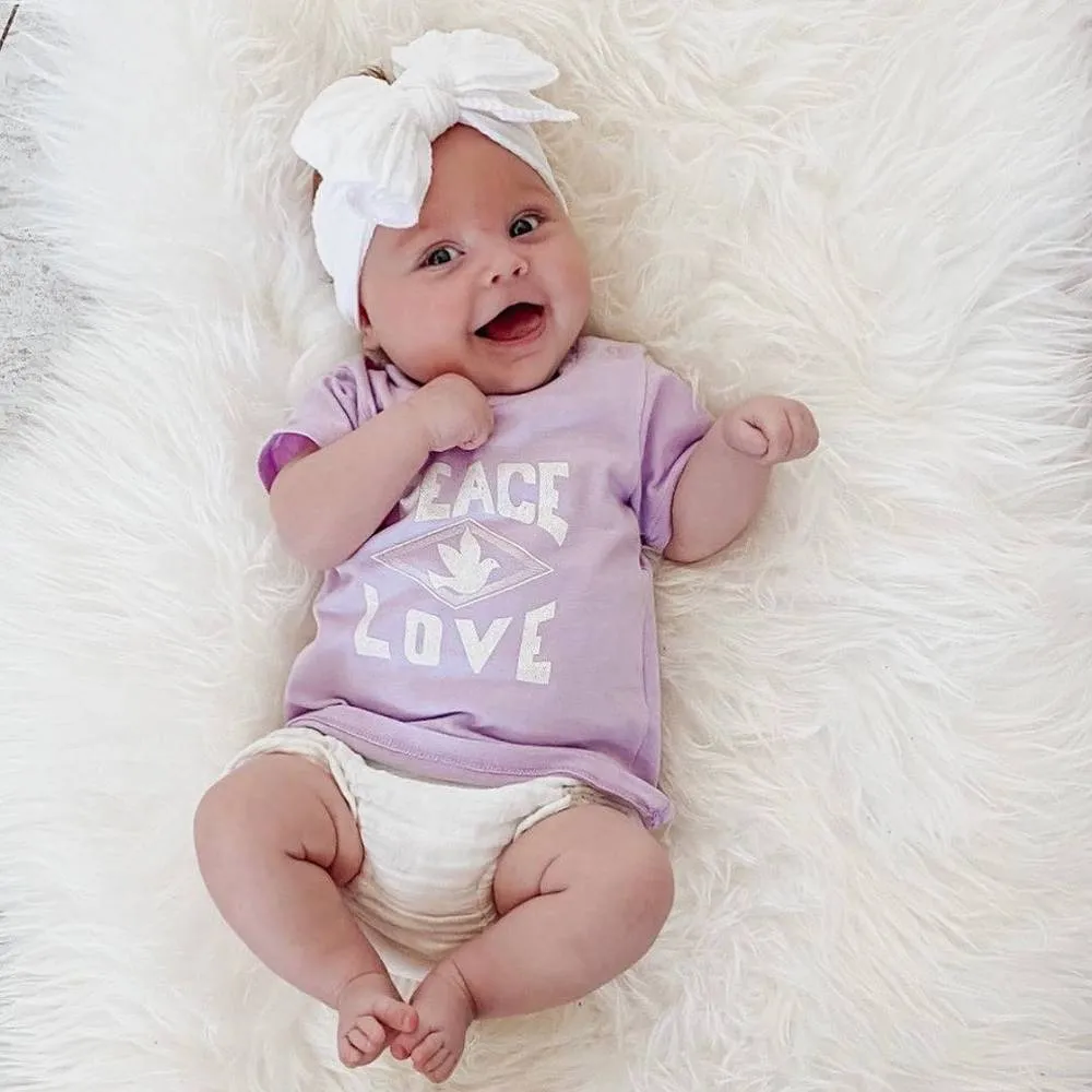 Baby Top Knot Double Bow Headband Rouge