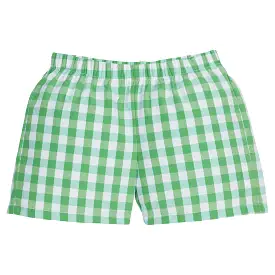 Basic Short - Green Hills Check