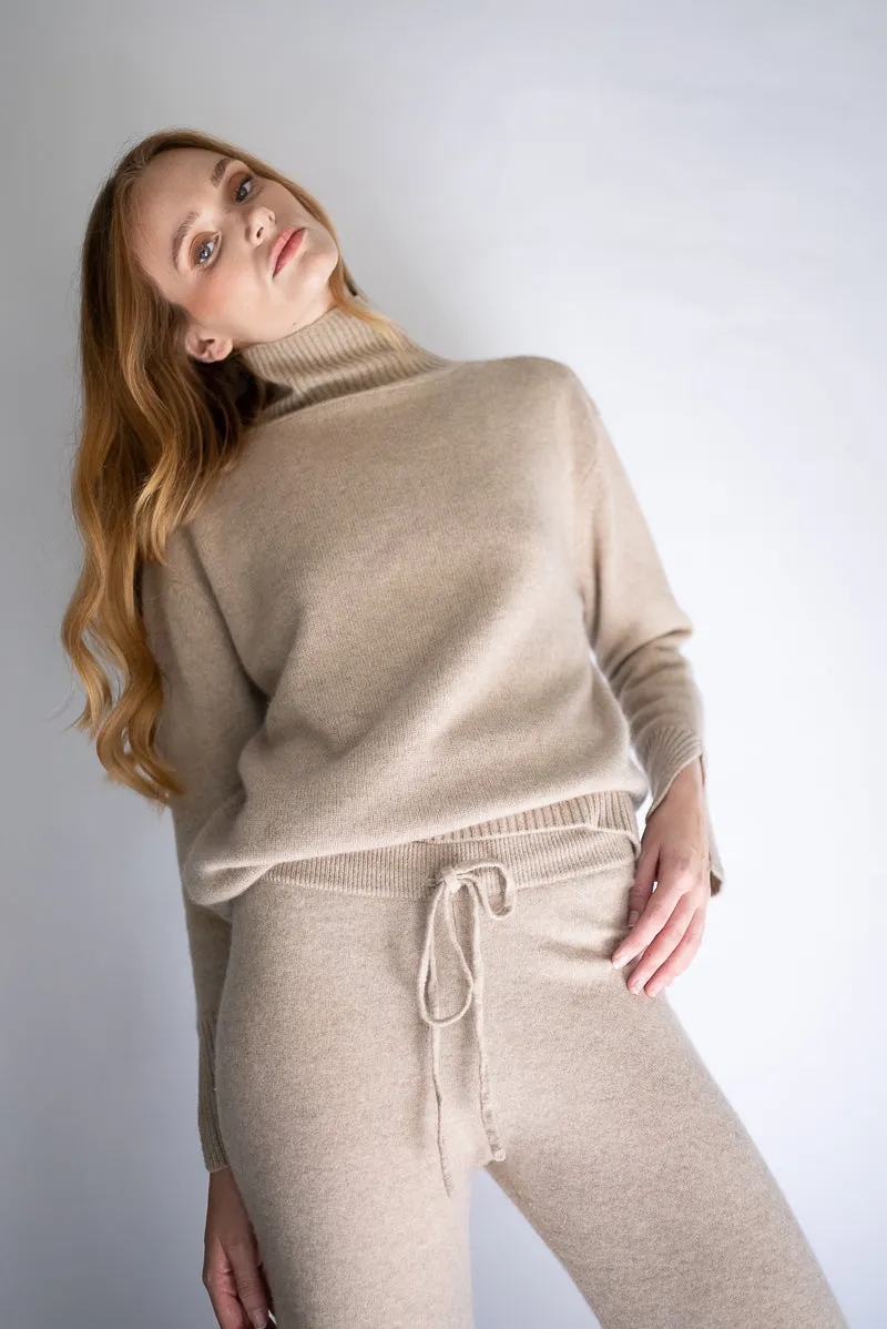 Belgravia Cashmere Sweater - Beige