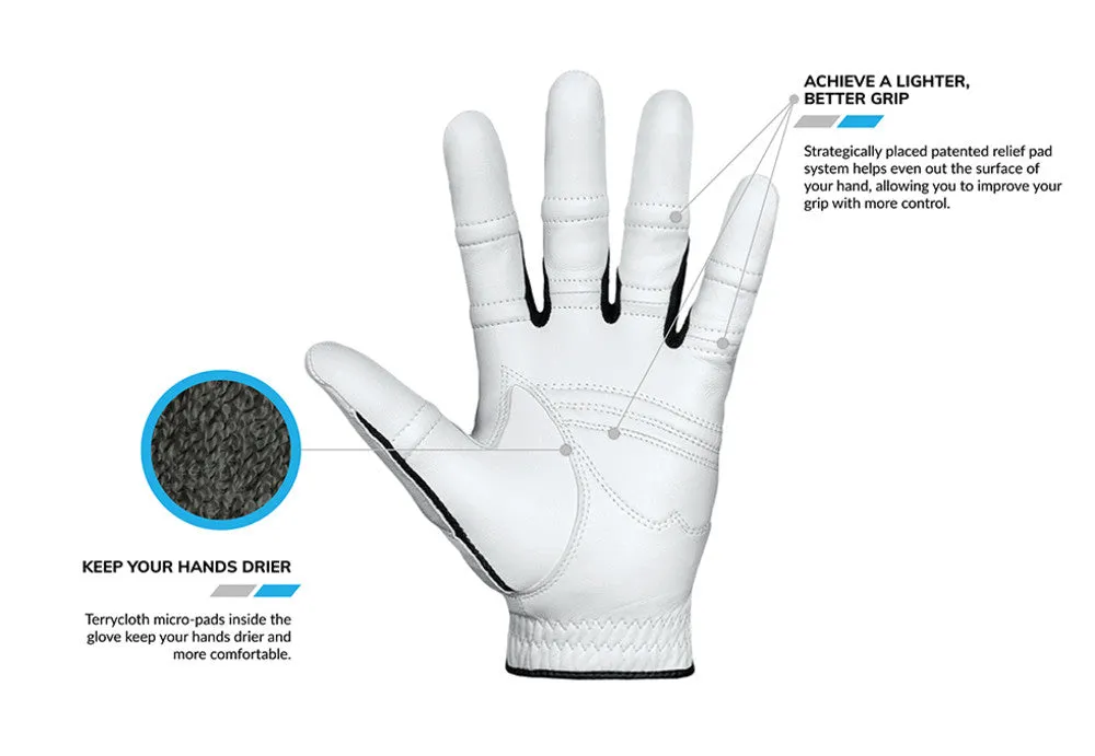 Bionic Golf Men's StableGrip 2.0 Glove - Gray