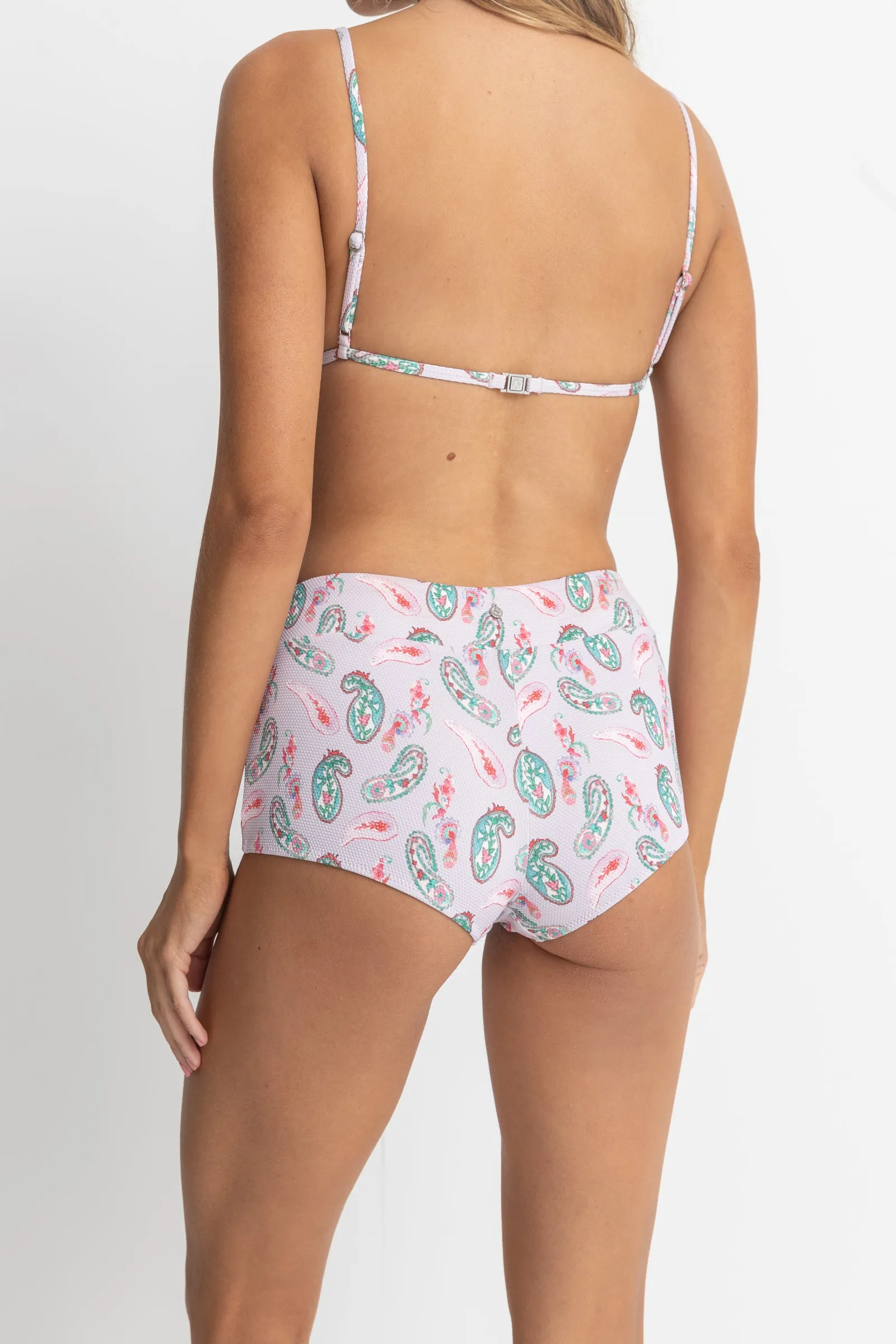 Brooklyn Paisley Surf Short Purple