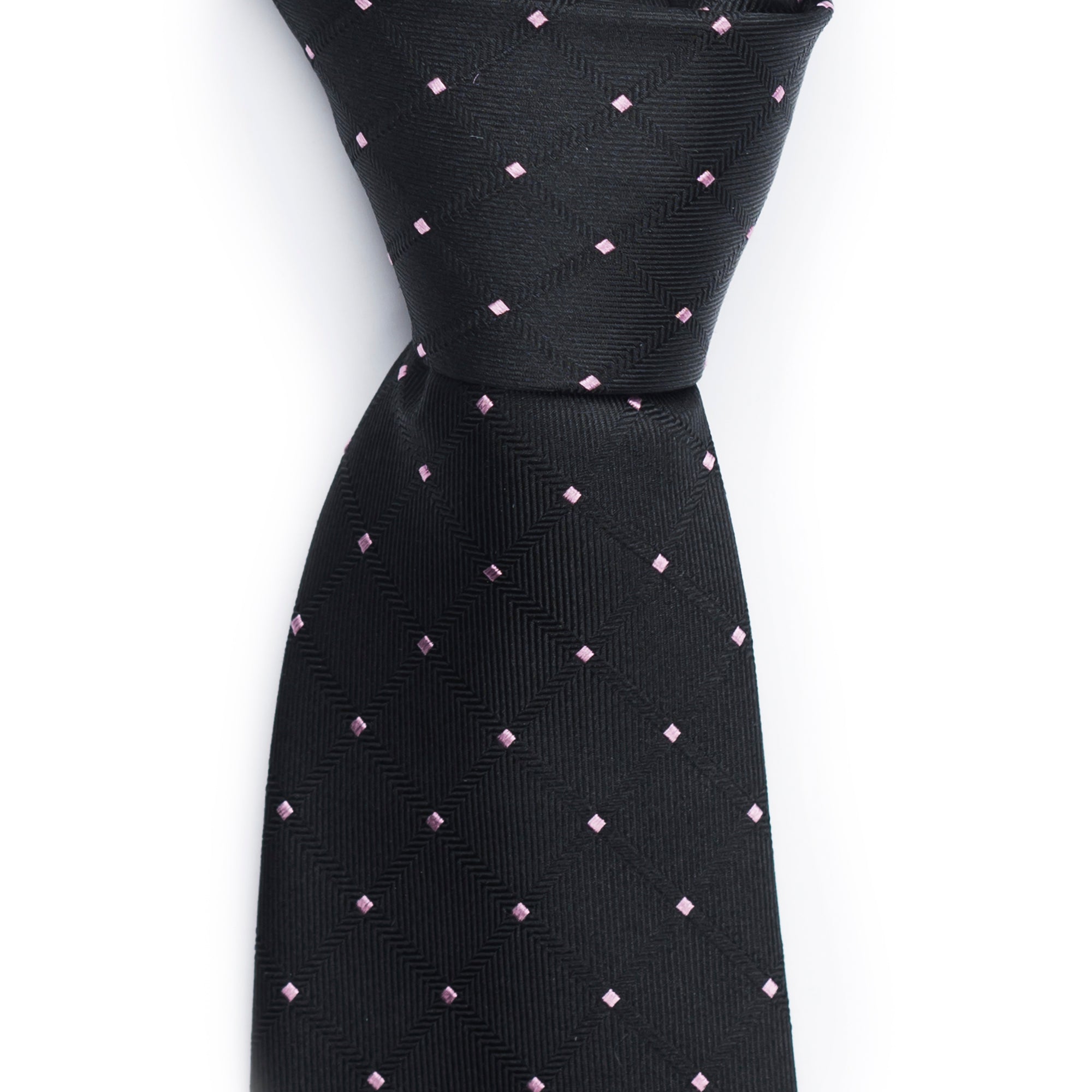 Classic Black Dotted Tie