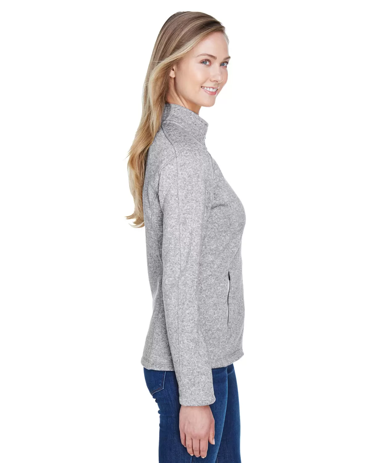 DG793W Devon & Jones Ladies' Bristol Full-Zip Sweater Fleece Jacket SKU: DG793W