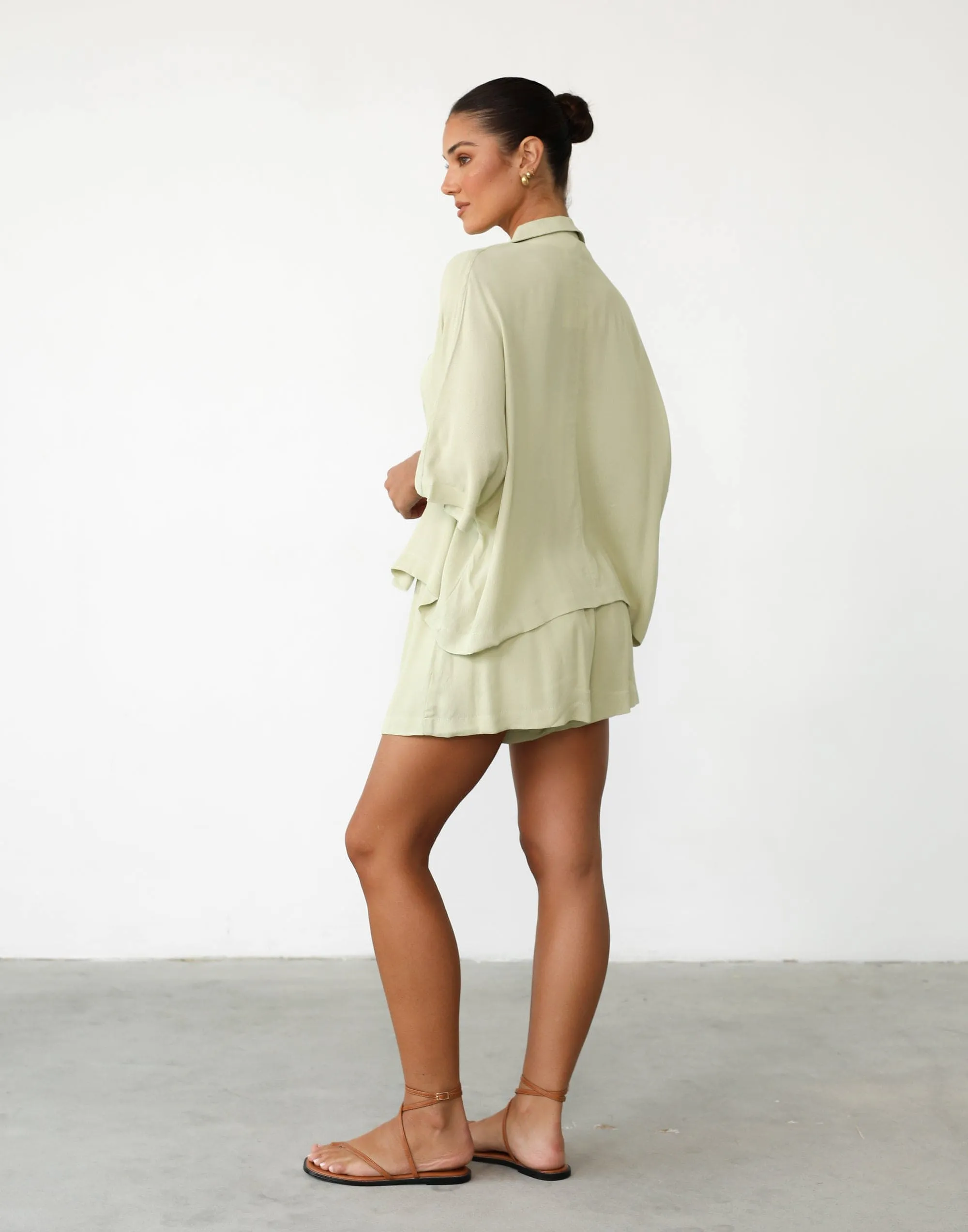 Divya Shorts (Pistachio)