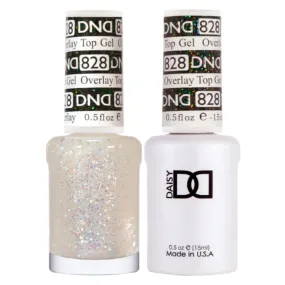 DND Duo Matching Color - OVERLAY GLITTER TOP GELS Collection - 828