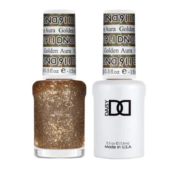 DND Matching Pair - Super Glitter Collection - Golden Aura #911