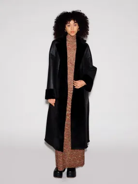 DOUBLE BREASTED MAXI COAT