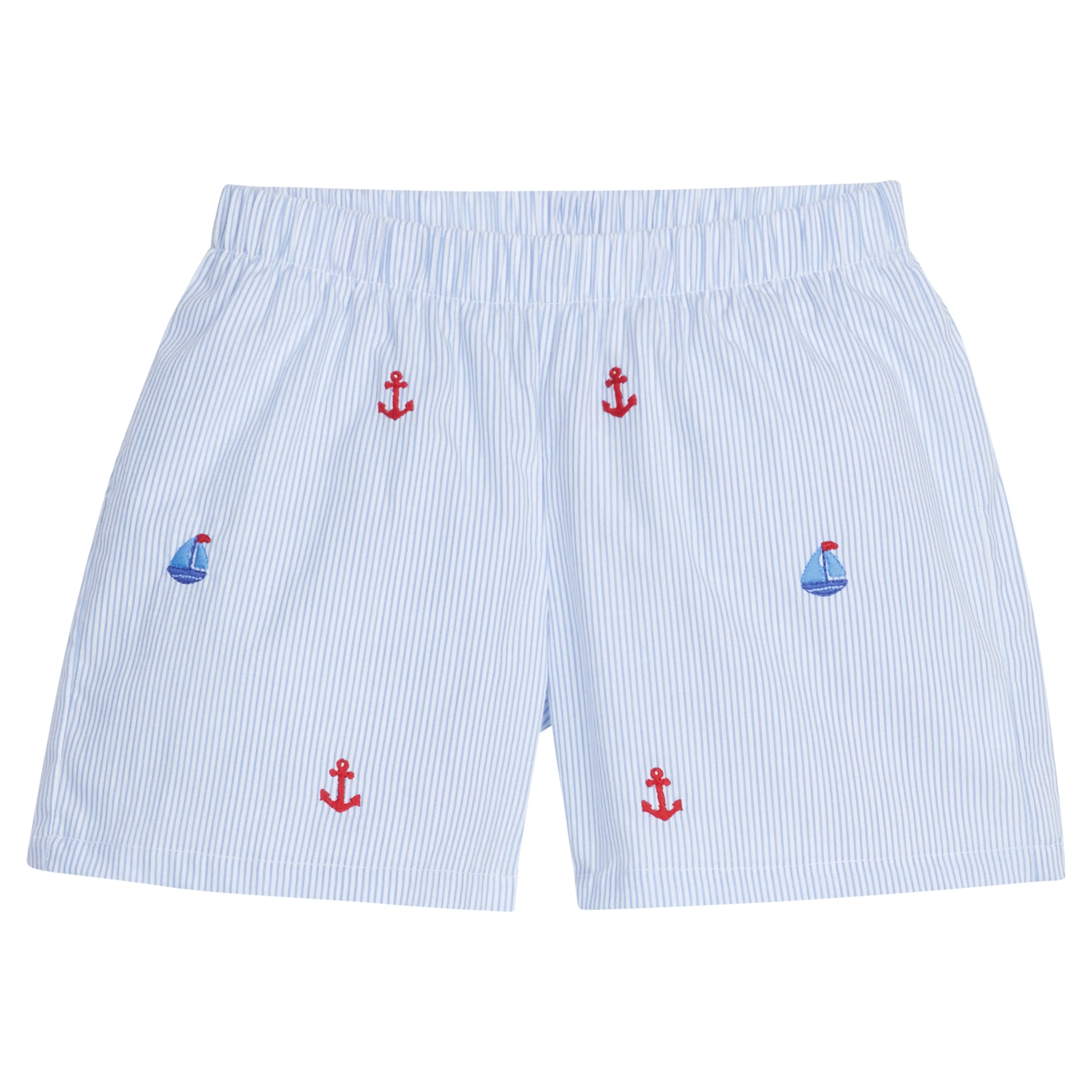 Embroidered Basic Short - Nautical