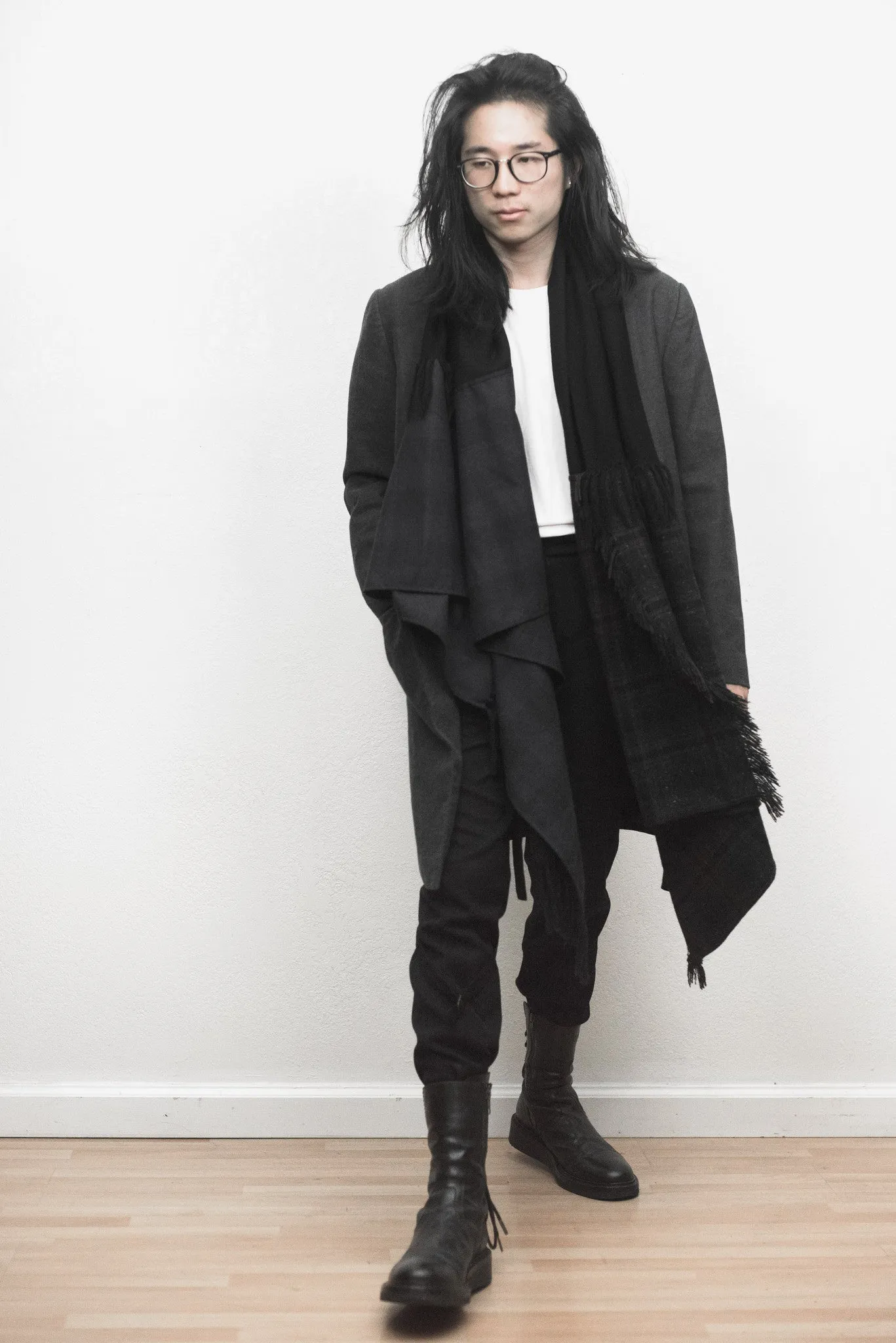 Ffixxed Studios Wool Scarf Coat