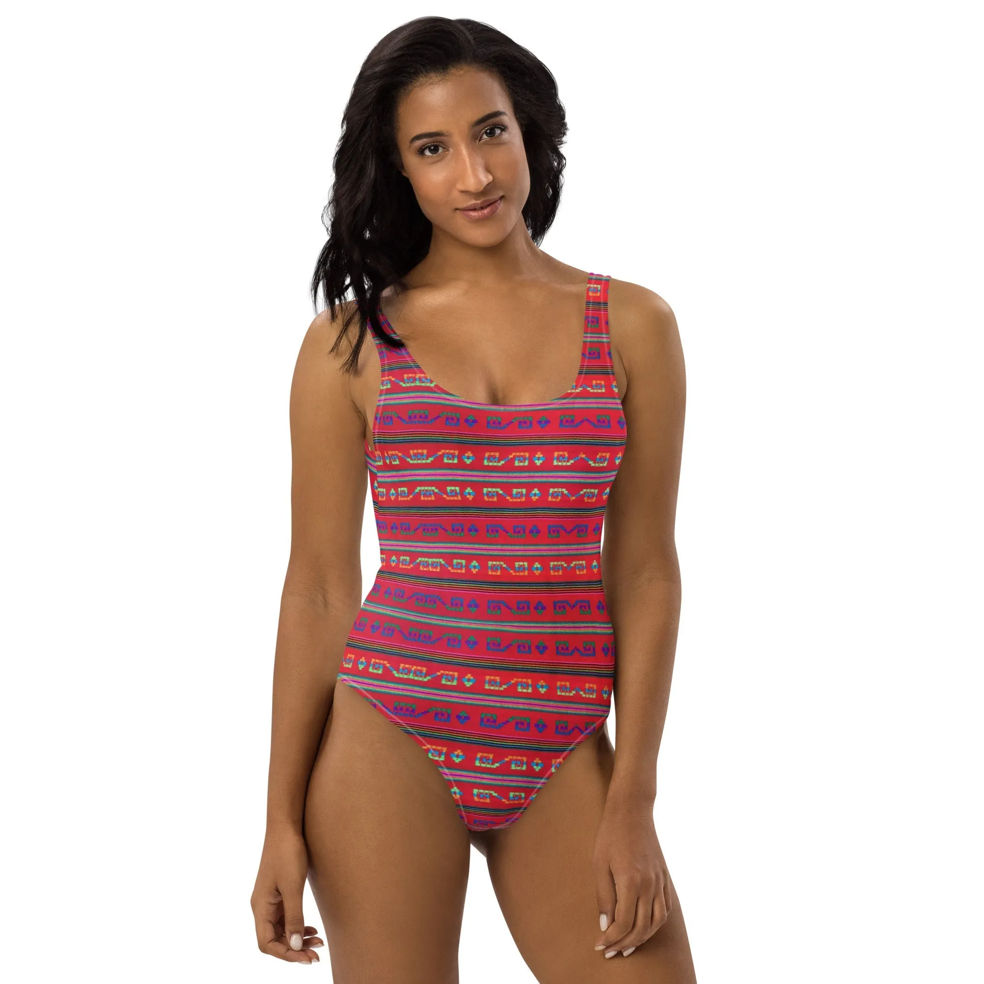 FLORIDA ECO ONE PIECE SWIMSUIT -LA PAZ RED