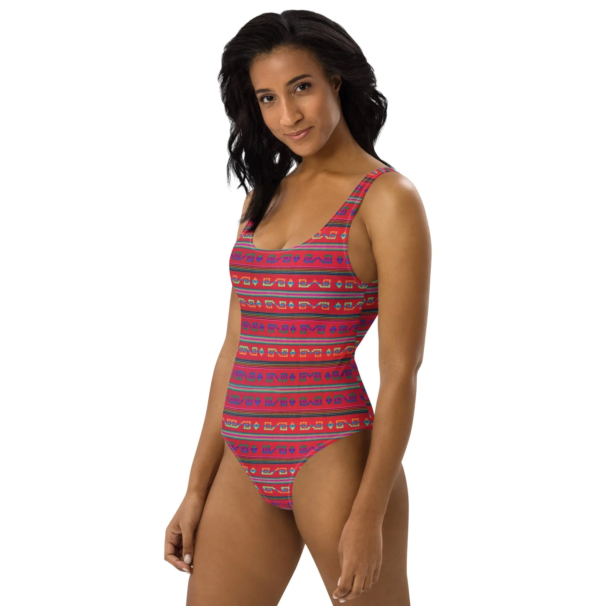 FLORIDA ECO ONE PIECE SWIMSUIT -LA PAZ RED