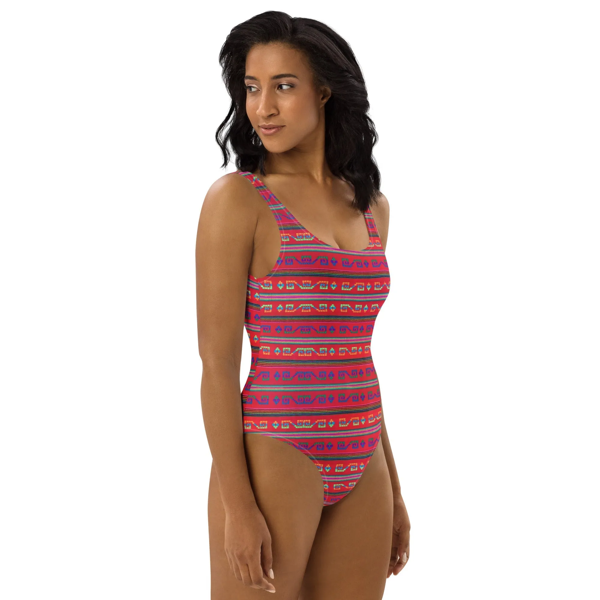 FLORIDA ECO ONE PIECE SWIMSUIT -LA PAZ RED