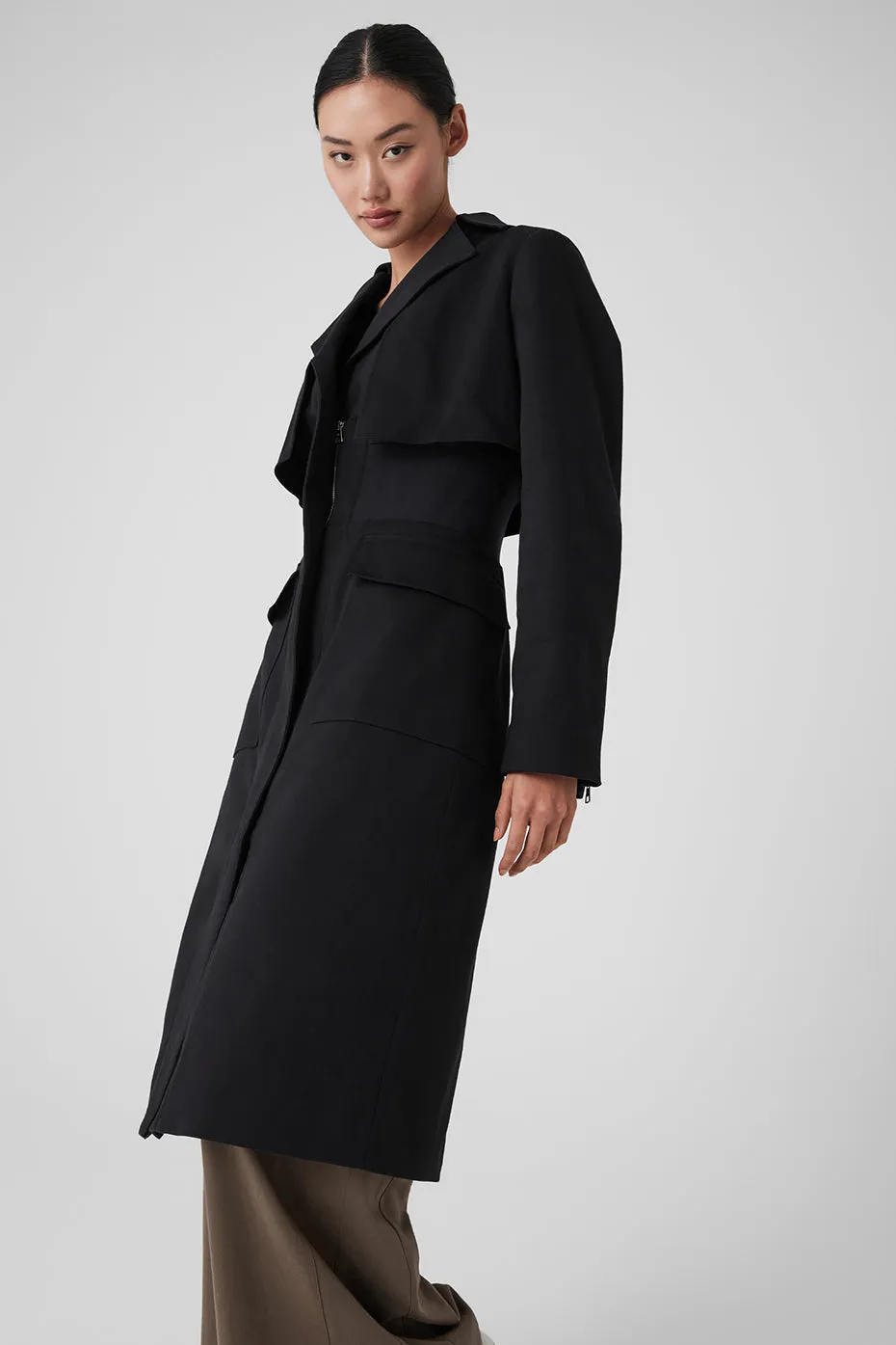 Formation Trench Coat - Black