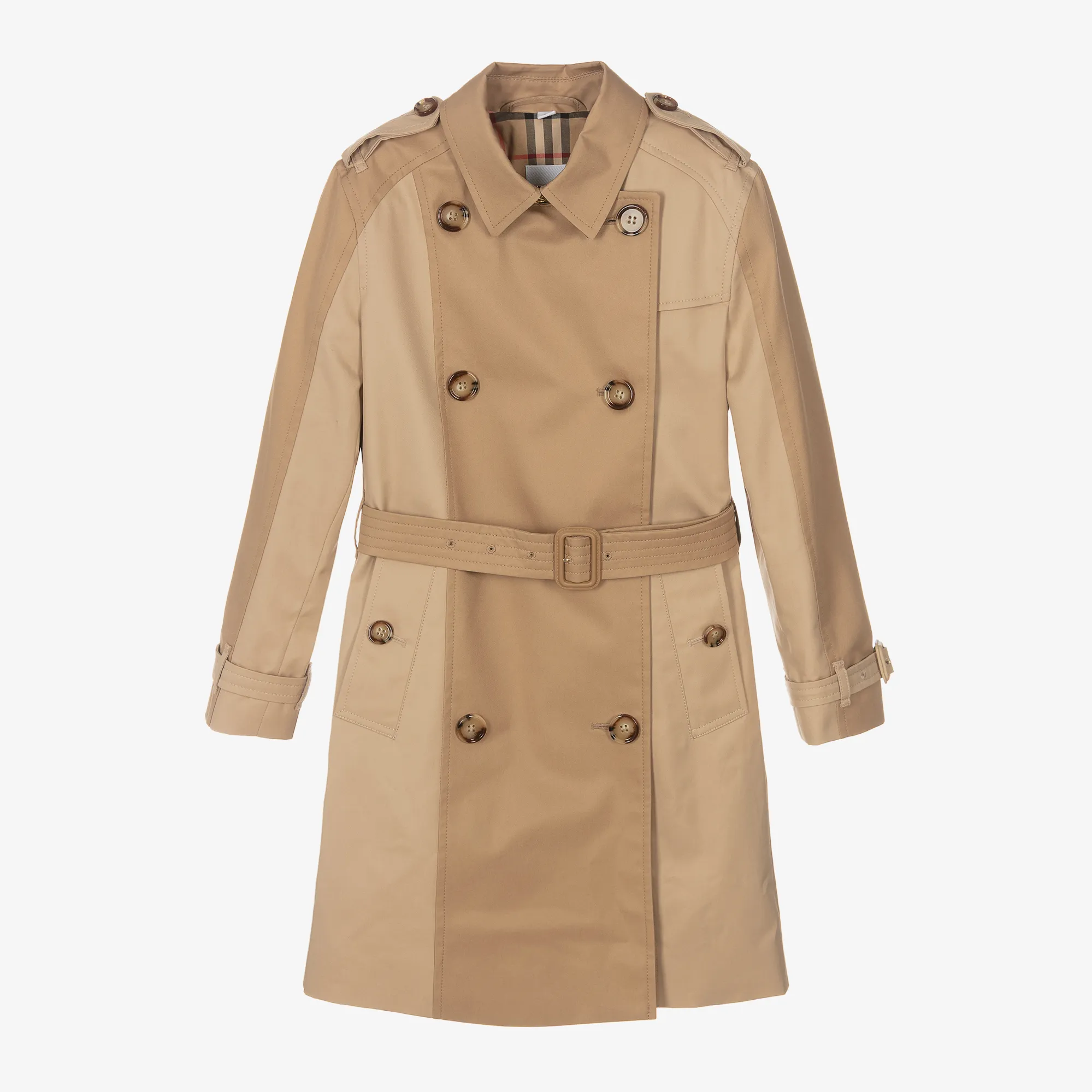 Girls Beige Anais Trench Coat