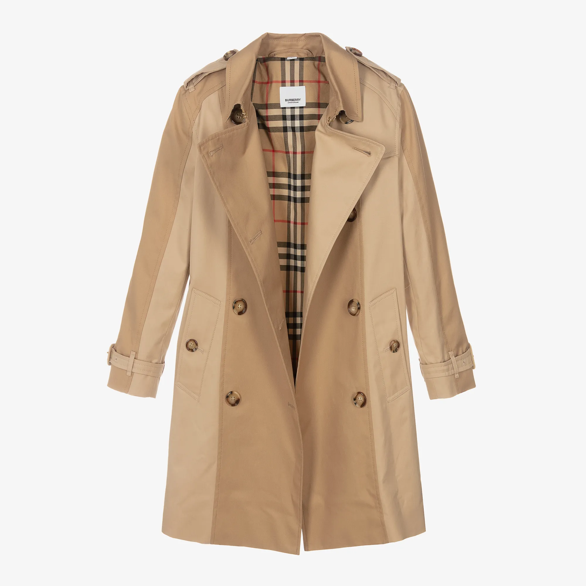 Girls Beige Anais Trench Coat