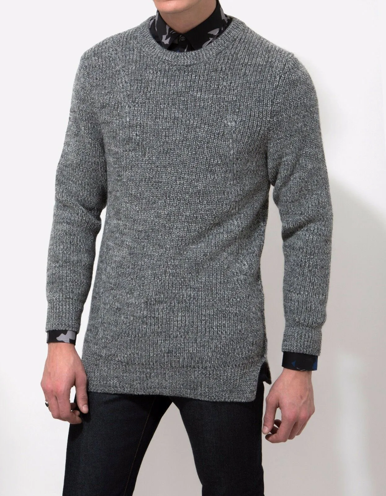 Grey Wool Sweater