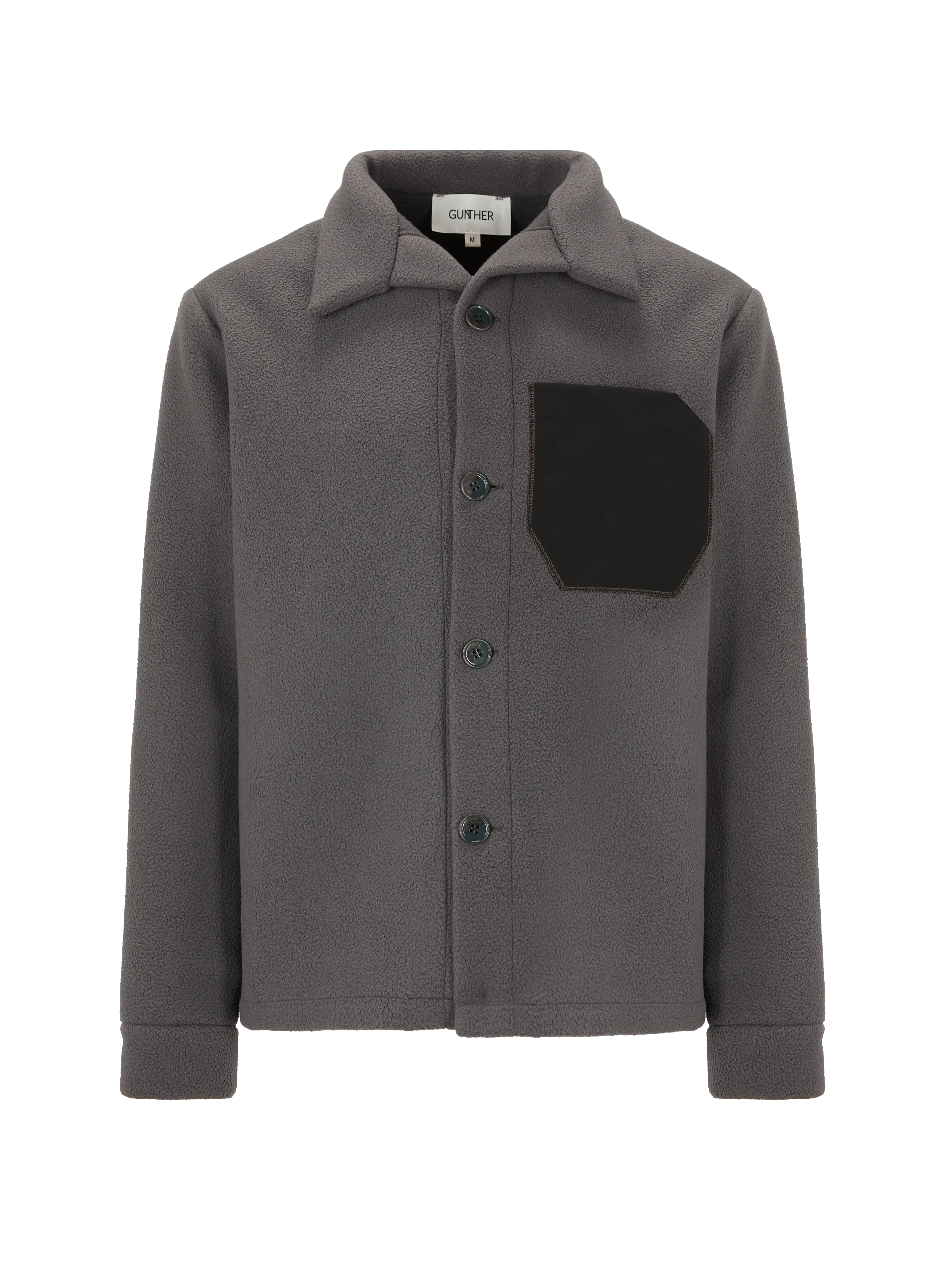 GUNTHER  Canal Street fleece jacket - Grey