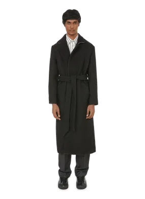 GUNTHER  Long wool coat - Black