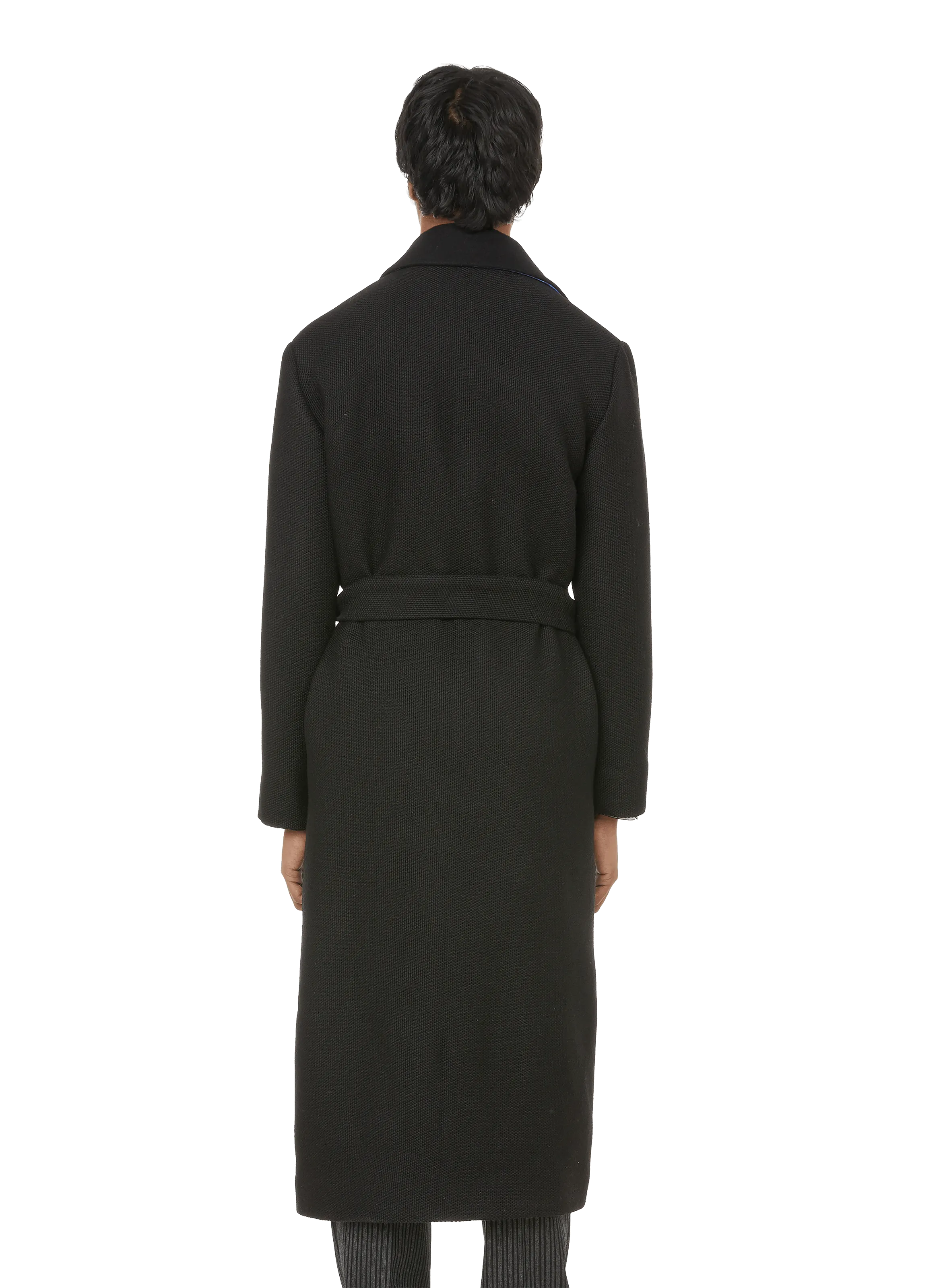 GUNTHER  Long wool coat - Black