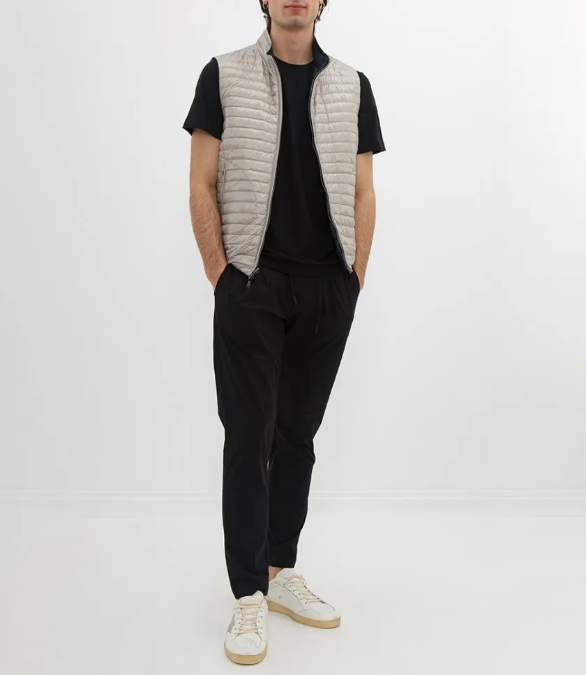 HERNOREVERSIBLE TWO-TONE WAISTCOAT IN NYLON ULTRALIGHT