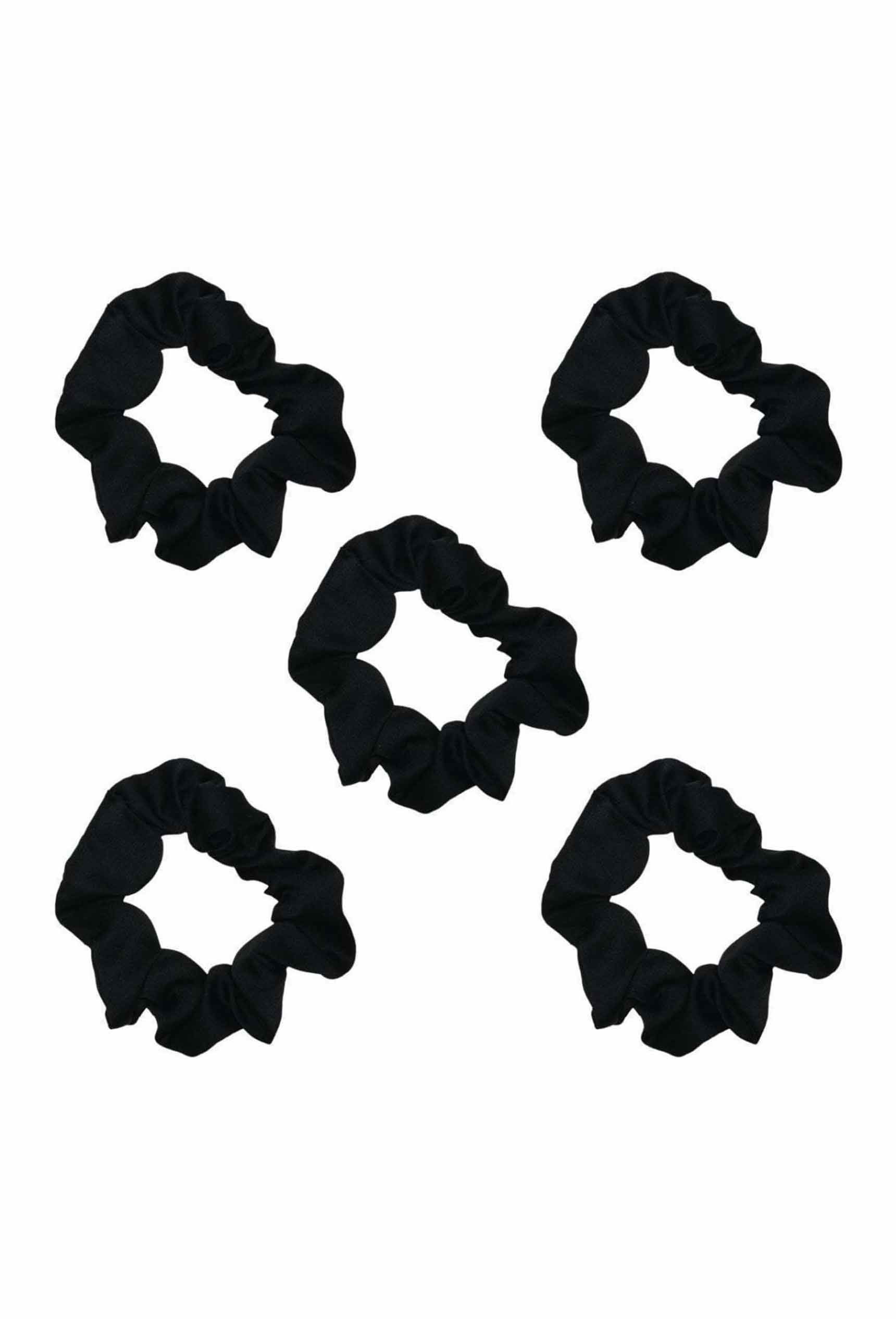 Kitsch Satin Sleep Scrunchies in Black