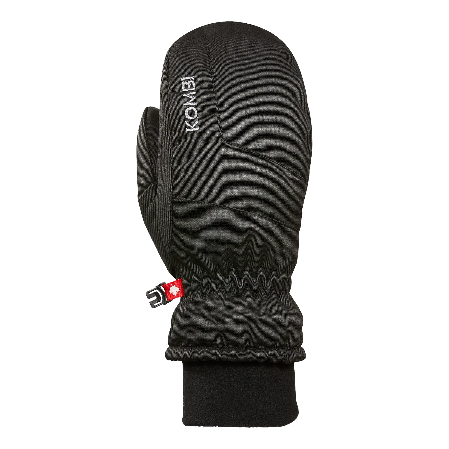 Kombi Black Junior Peak Short Cuff Mittens