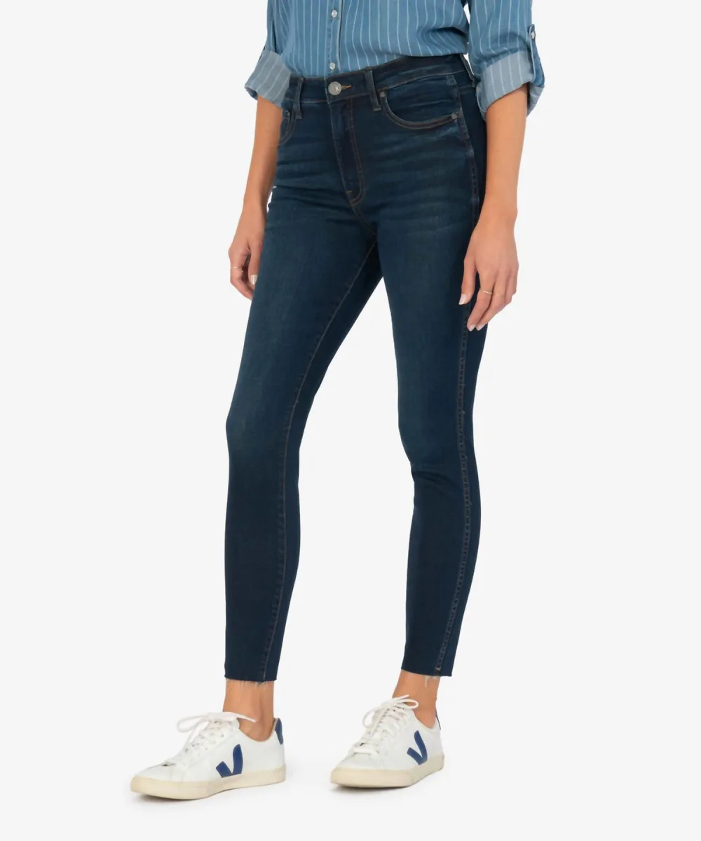 KUT FROM THE KLOTH - Connie High Rise Fab Ab Slim Fit Jeans