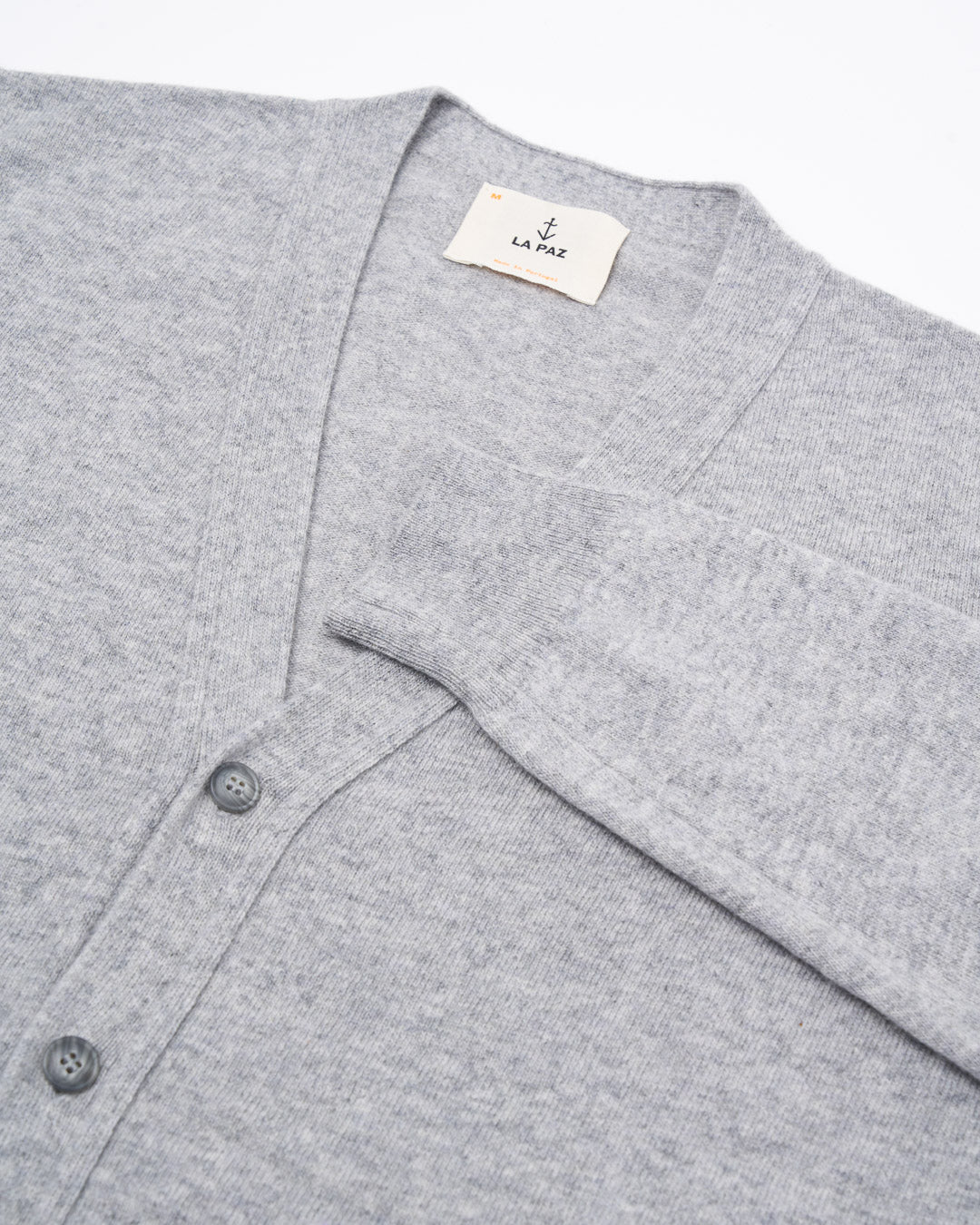 LA PAZ Almeida Wool Cardigan Grey Mesc