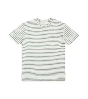 La Paz Guerreiro Cotton Mix Stripe T-Shirt: Green Bay