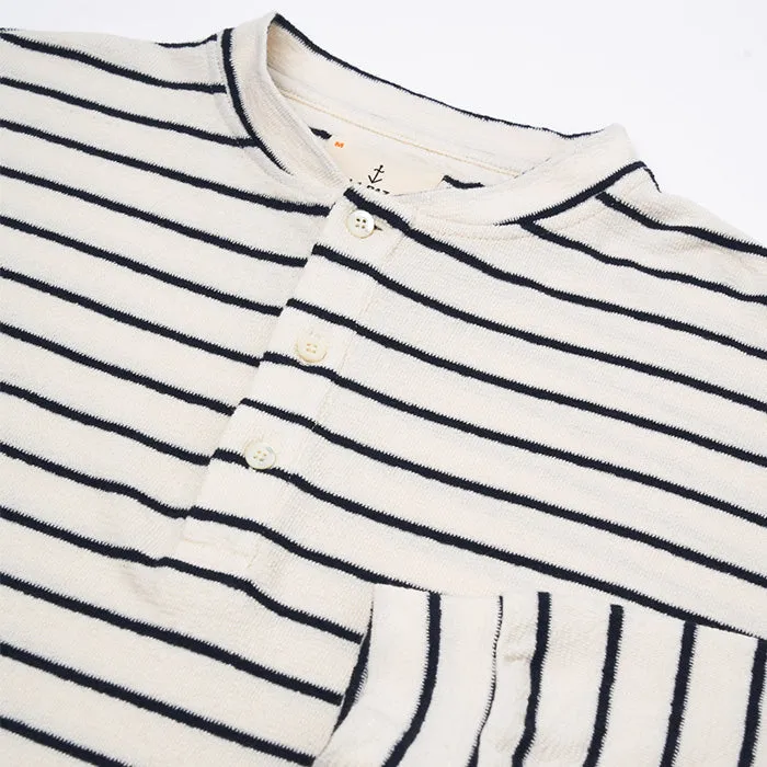 La Paz Man Carneiro T-Shirt With Stripes Navy Blue