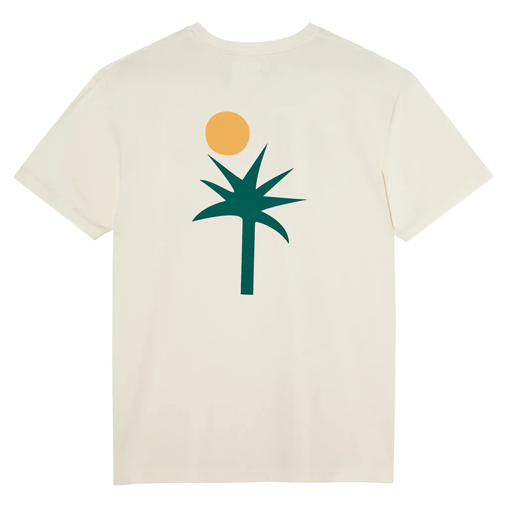 La Paz Man Dantas T-shirt Palm Ecru Cream