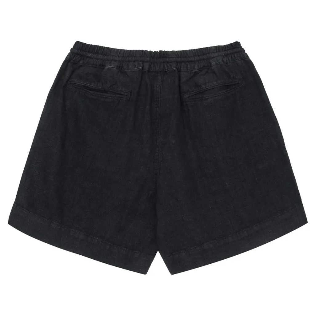 La Paz Man Pestana Shorts Dark Navy Blue Linen