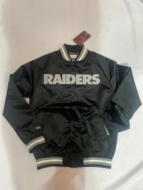 Las Vegas Raiders NFL Mitchell & Ness Lightweight Satin Men’s Throwback Jacket