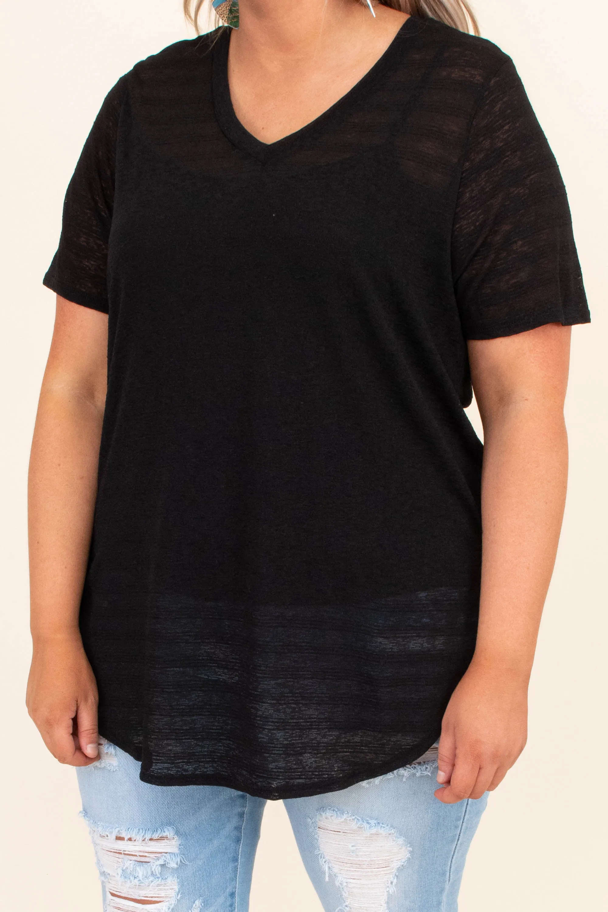 Lost In My Mind Top, Black