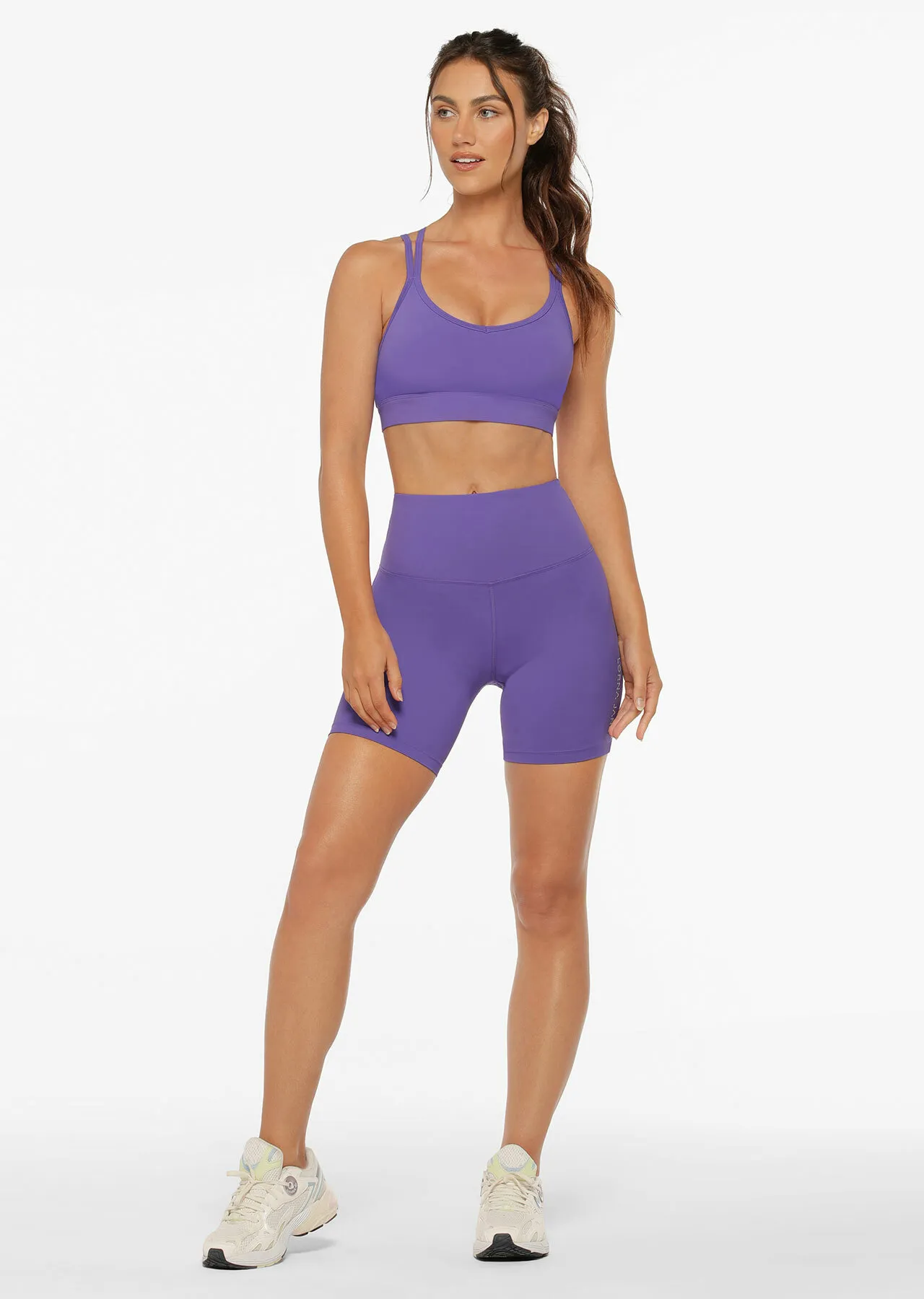 Lotus No Chafe Cool Touch Bike Short | Purple | Sale | Lorna Jane Australia