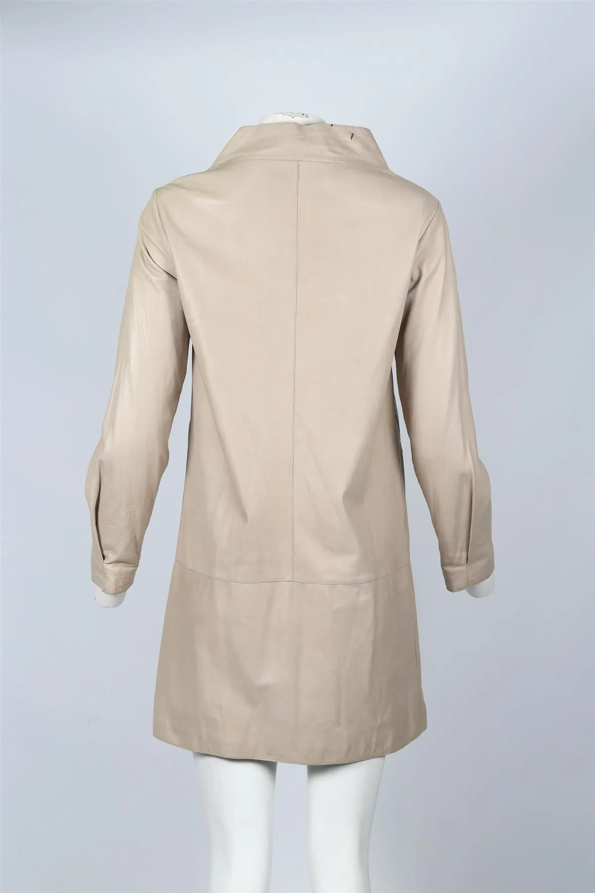 MARNI LEATHER COAT IT 40 UK 8