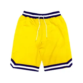 Men's Mesh Short (Yellow/Purple) /C6