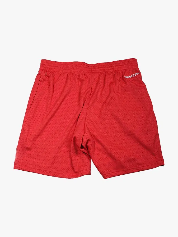 Mitchell & Ness Basic Mesh Court Chicago Bulls Shorts - Red