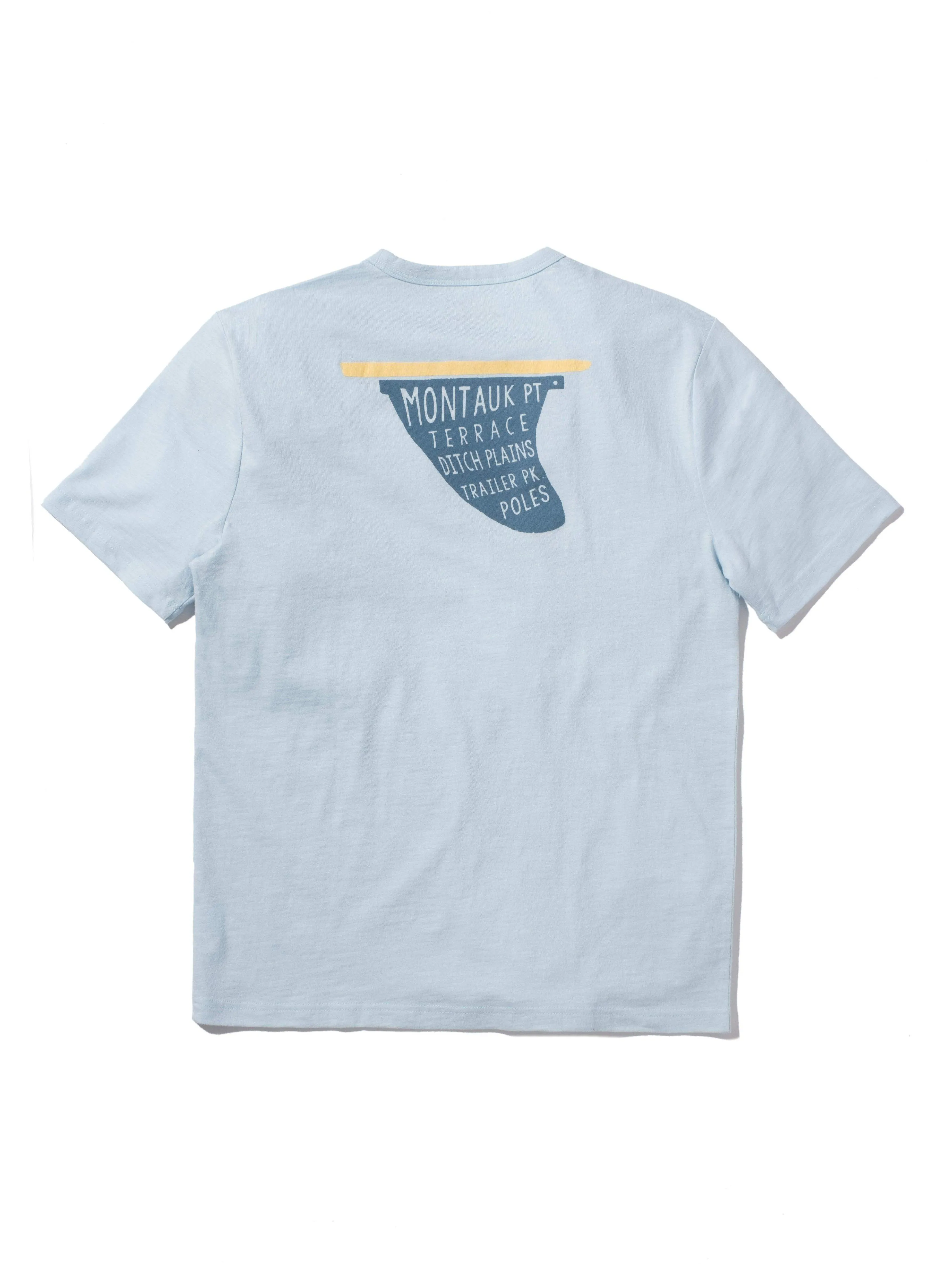 Montauk Short-Sleeve Crew T-Shirt - Blue Oasis