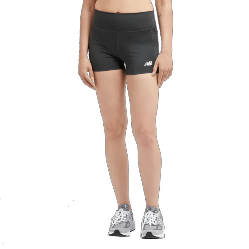 New Balance Women's Linear Heritage Fitted Short